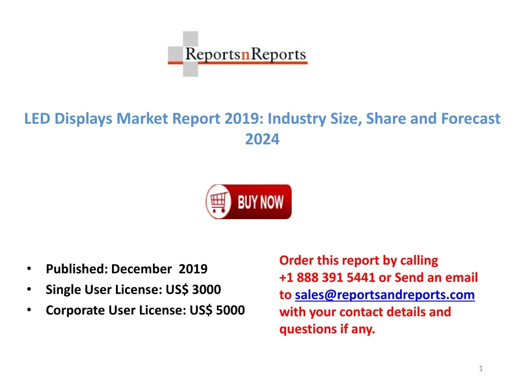 led displays market report 2019 industry size