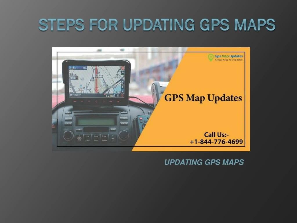 steps for updating gps maps