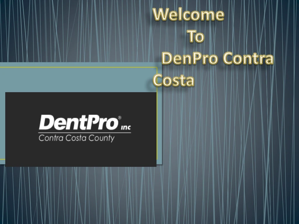 welcome to denpro contra costa