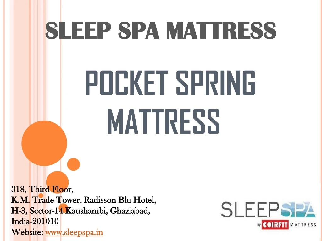 sleep spa mattress