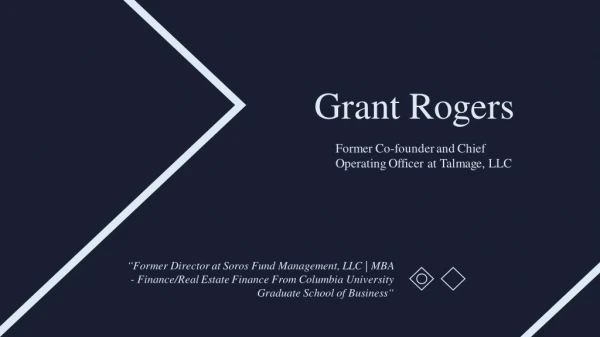 Grant Rogers - Working in the Commercial Real Estate Field