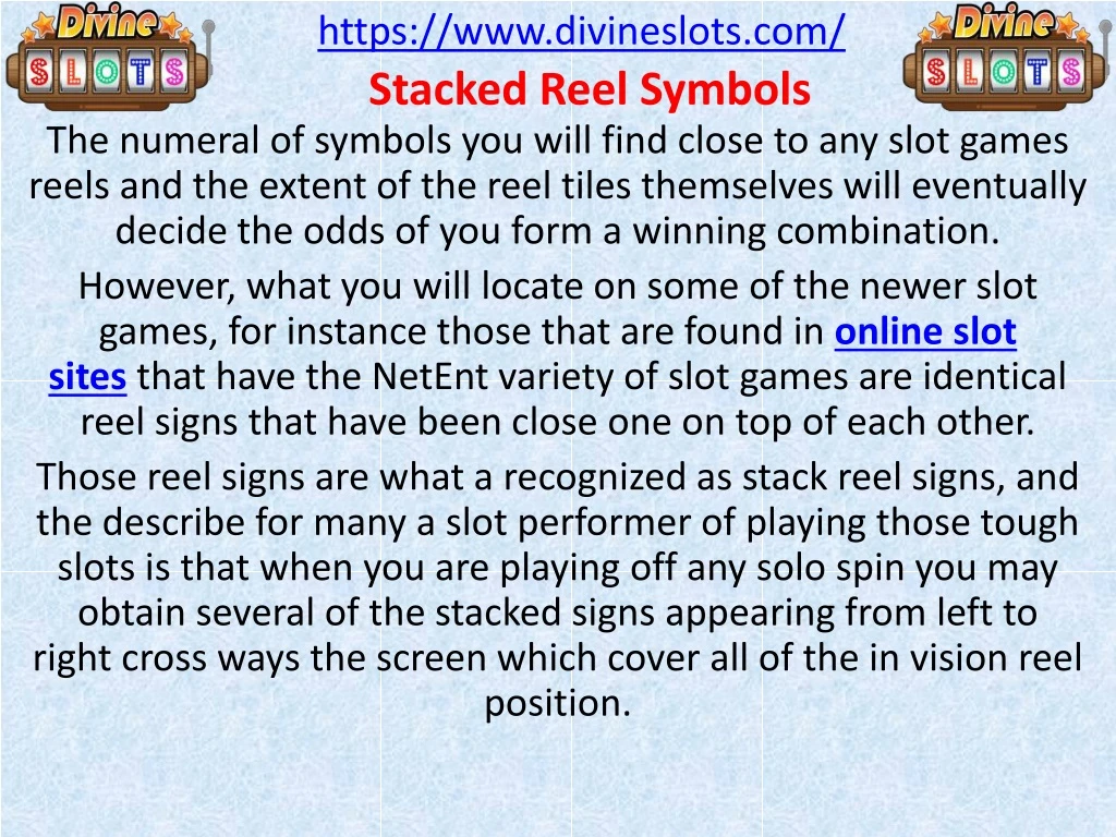 stacked reel symbols