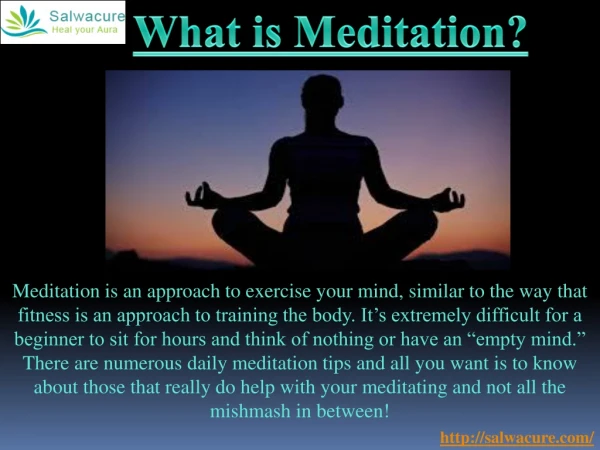 Power of Meditation | Salwacure