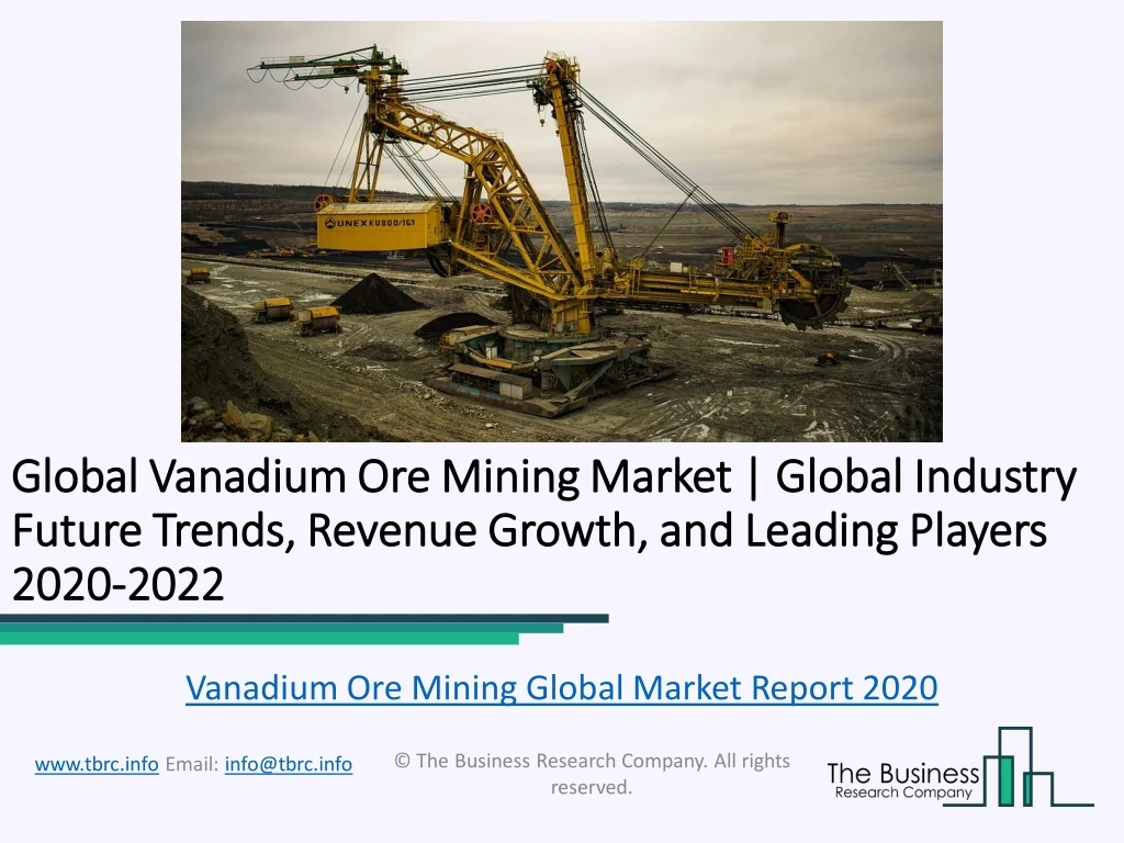 global global vanadium ore mining vanadium