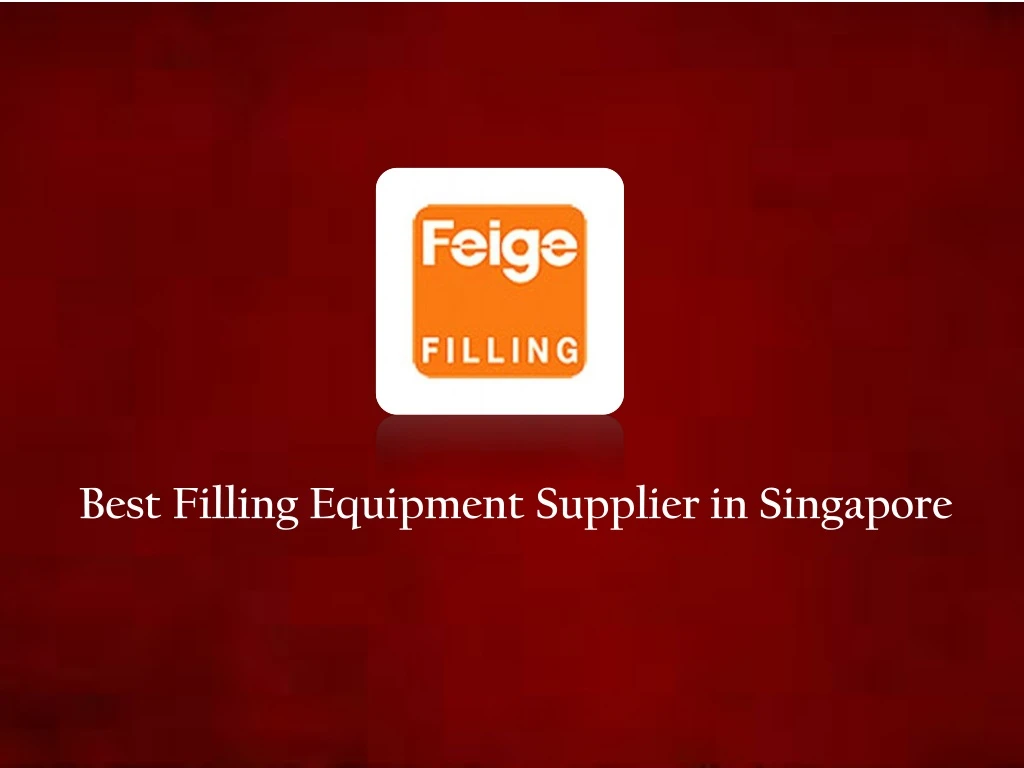 best filling equipment supplier in singapore