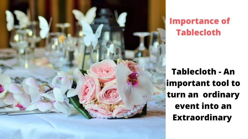 importance of tablecloth