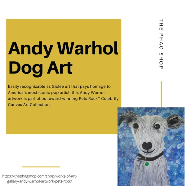 Dog Portrait By Andy Warhol Dog Art | The Phag Shop