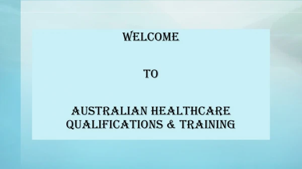 welcome