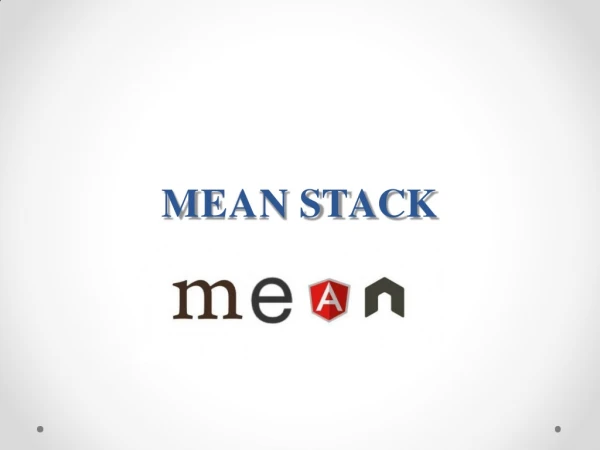 What is Mean Stack