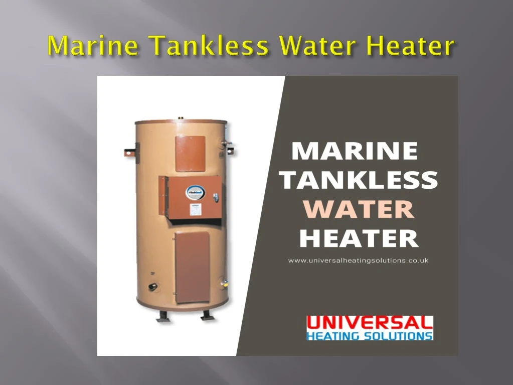 marine tankless water heater
