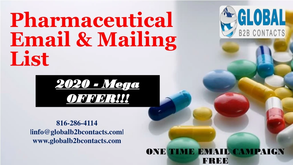 pharmaceutical email mailing list