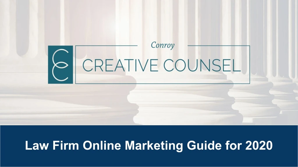 law firm online marketing guide for 2020