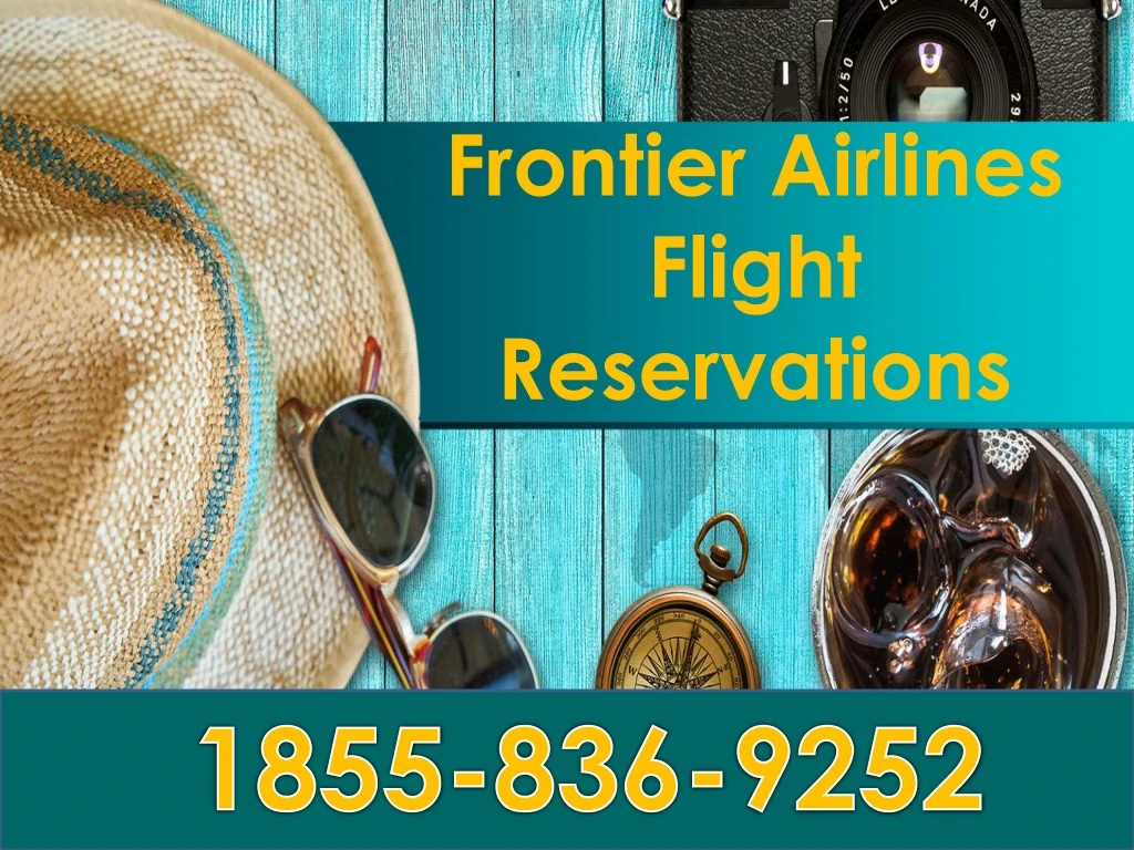 frontier airlines flight reservations