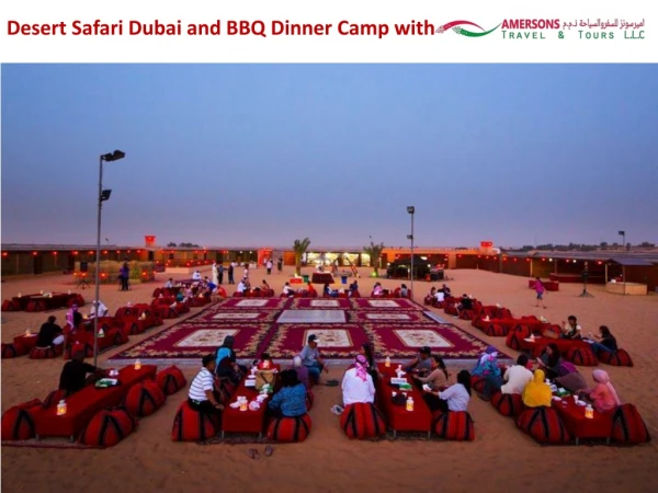 Dubai Desert Safari with sand Boarding, Camel ride and BBQ Dinner