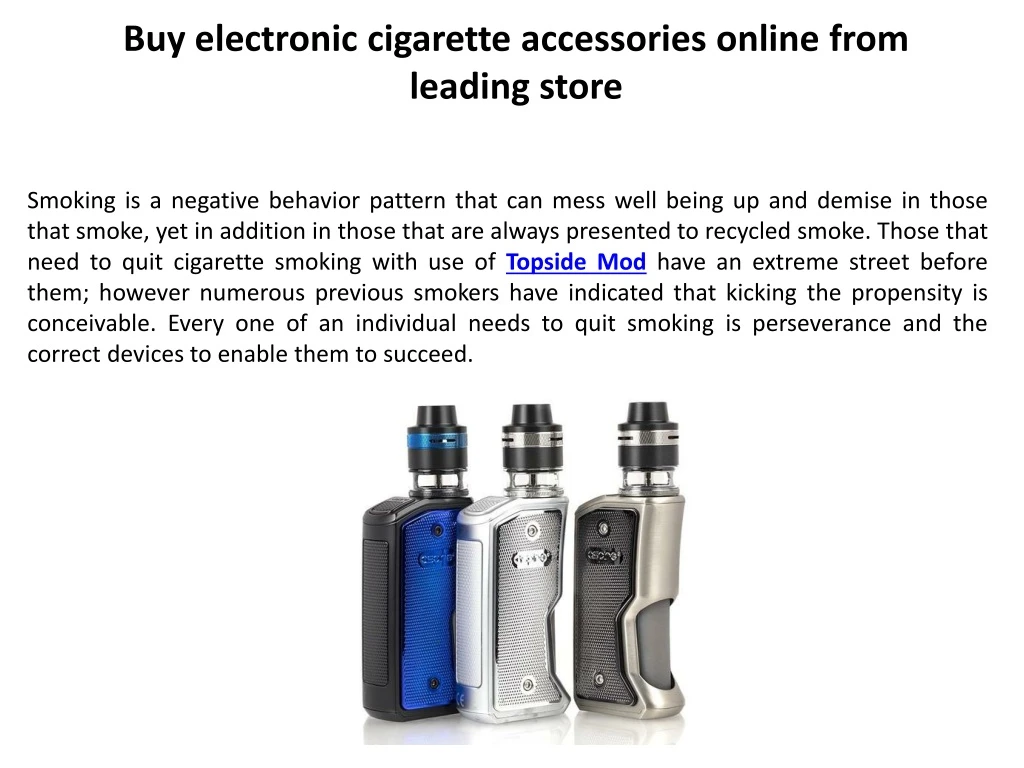 buy electronic cigarette accessories online from