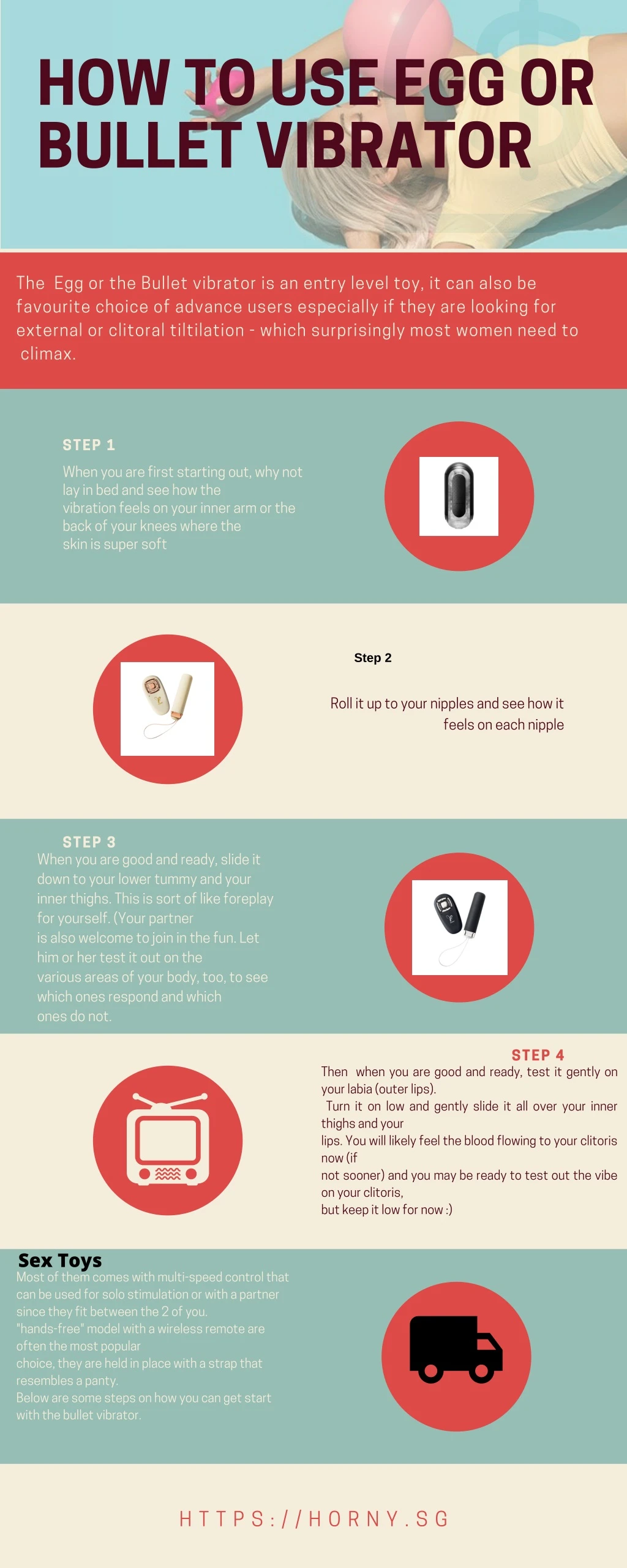 how to use egg or bullet vibrator
