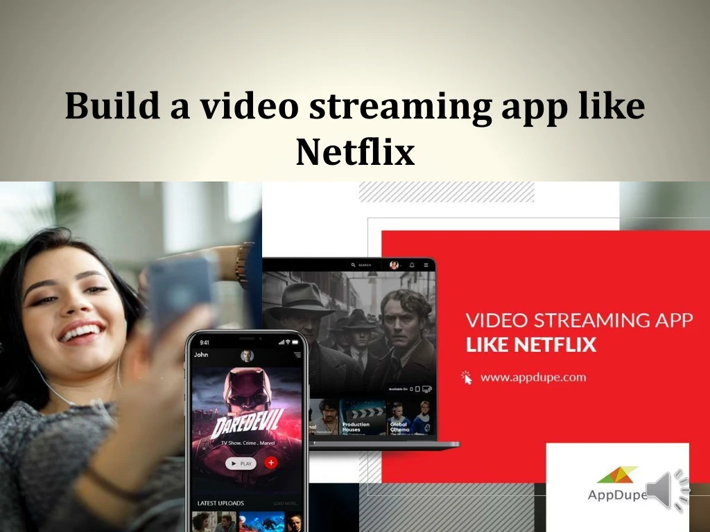 build a video streaming app like netflix