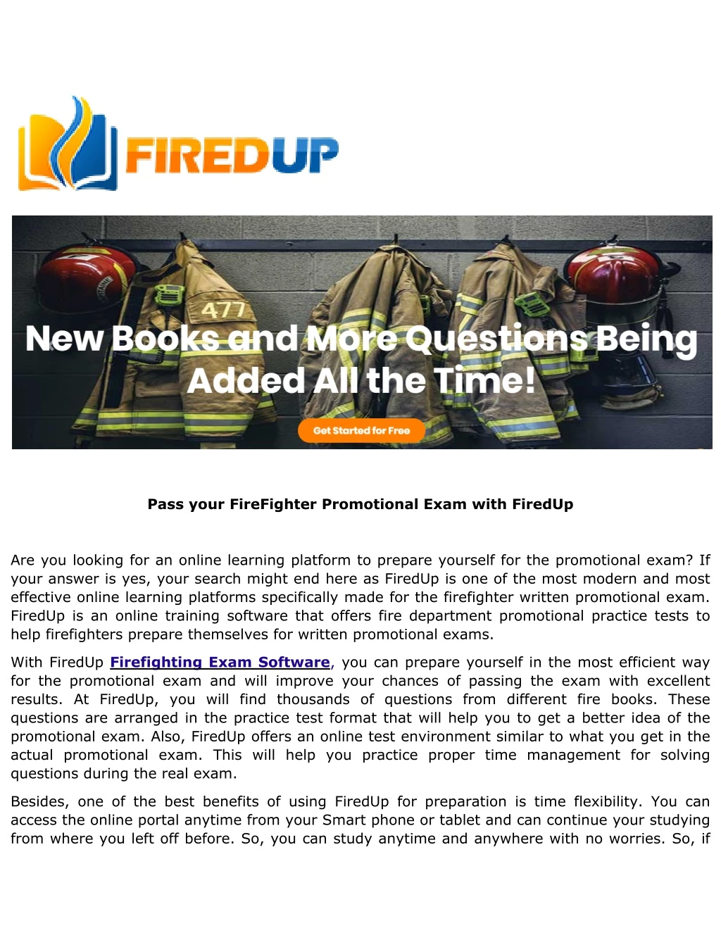 pass your firefighter promotional exam with