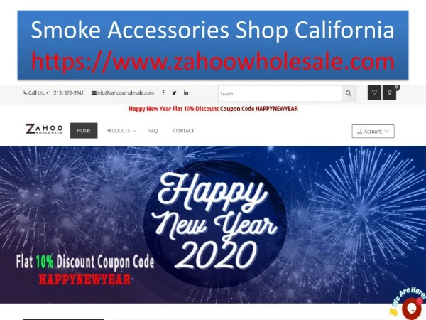 Get The Best Smoke Accessories & CBD Products Shop In California