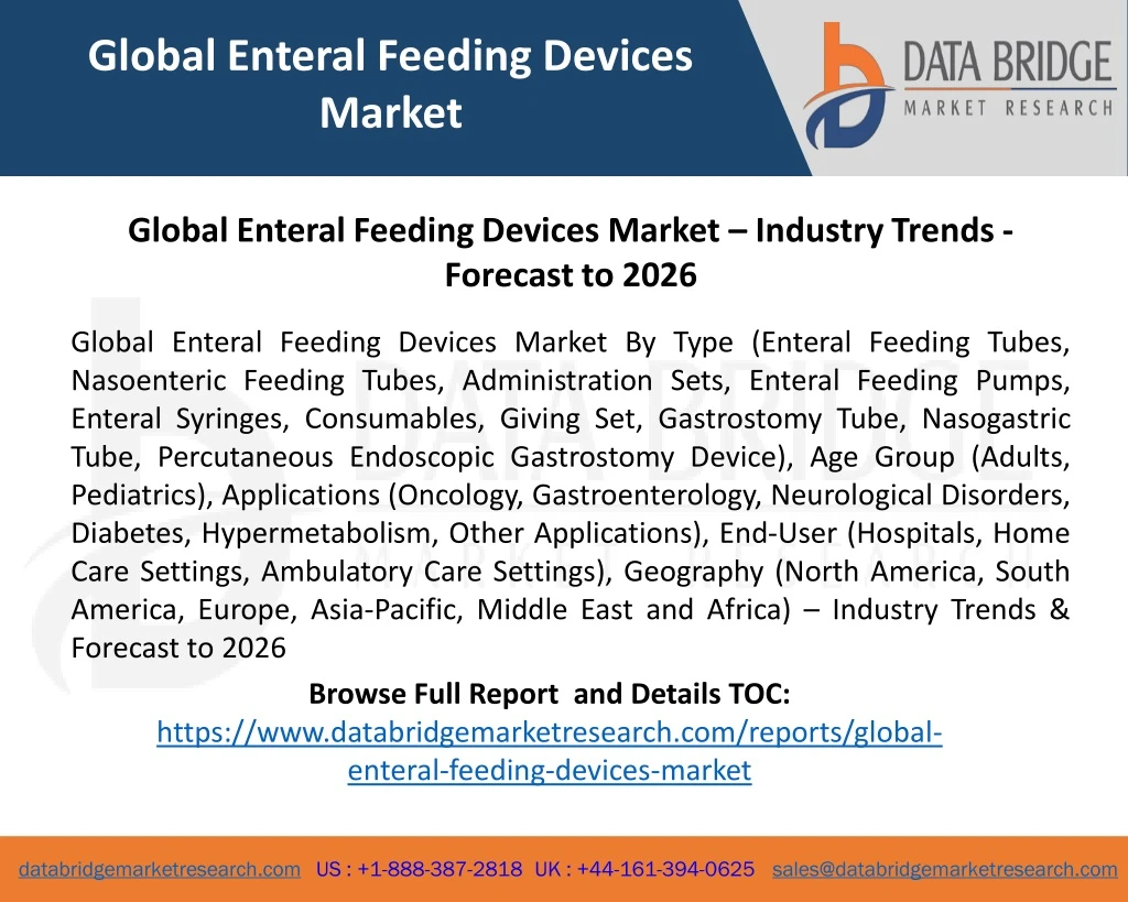 global enteral feeding devices market
