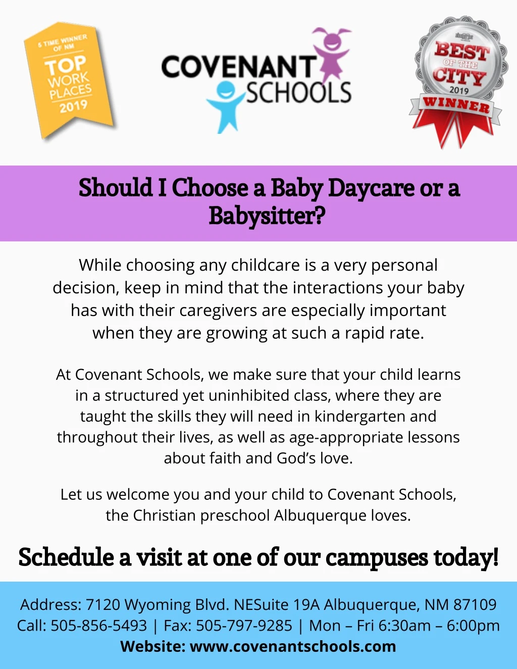 should i choose a baby daycare or a babysitter