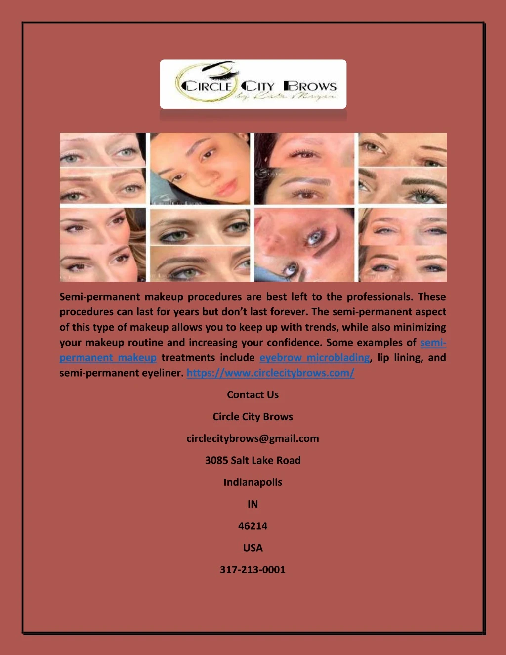 semi permanent makeup procedures are best left