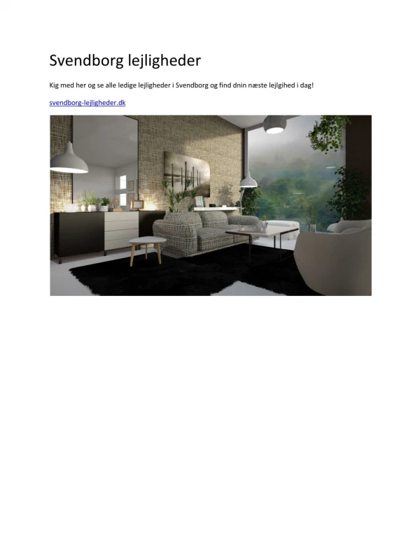 svendborg lejligheder