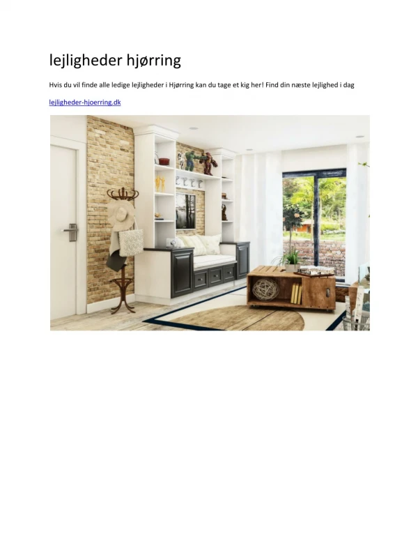 lejligheder hj rring