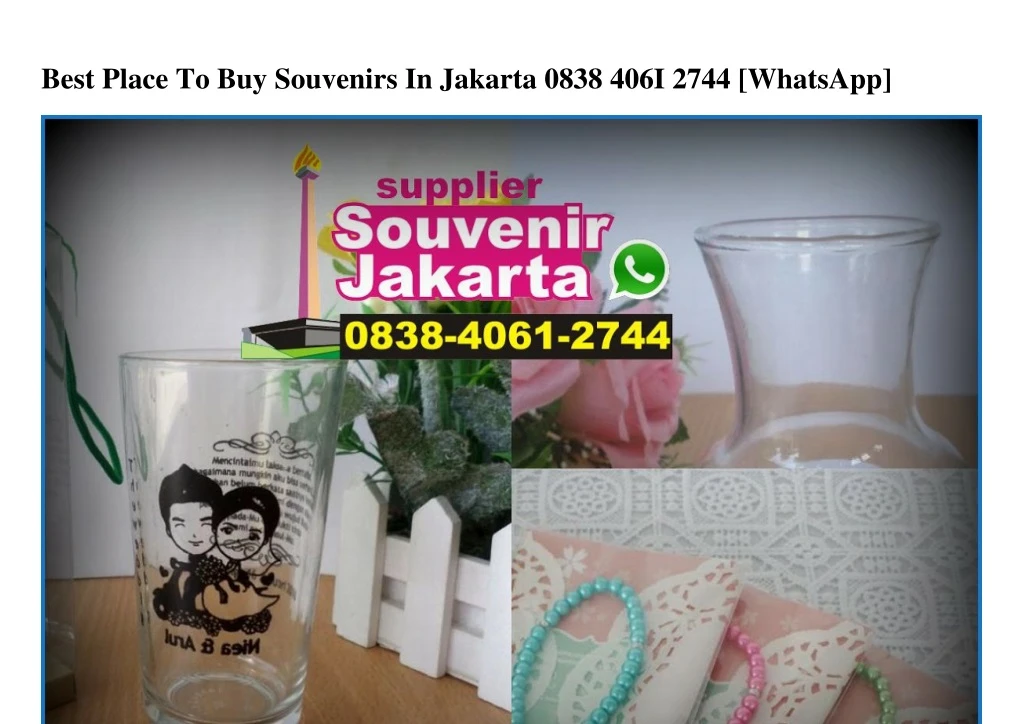 best place to buy souvenirs in jakarta 0838 406i