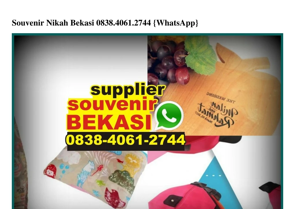 souvenir nikah bekasi 0838 4061 2744 whatsapp