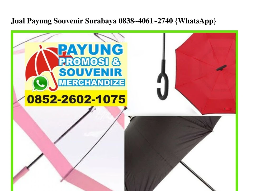 jual payung souvenir surabaya 0838 4061 2740