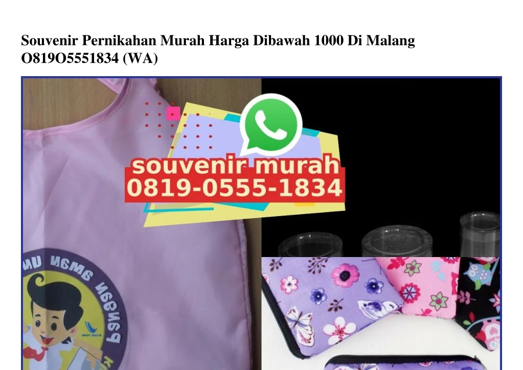 souvenir pernikahan murah harga dibawah 1000