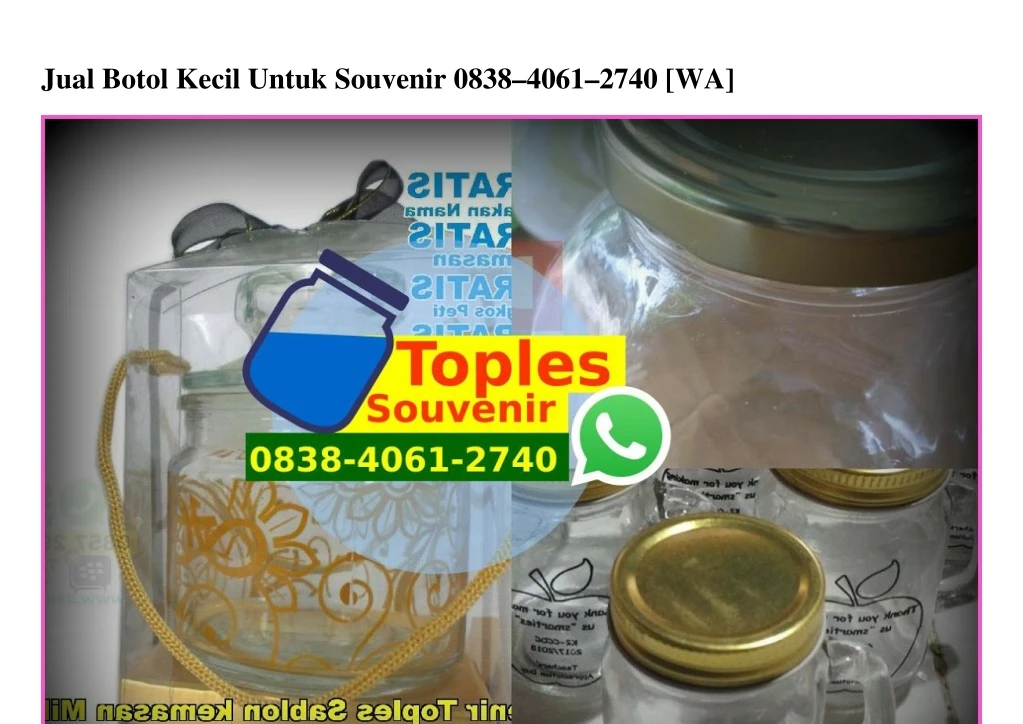 jual botol kecil untuk souvenir 0838 4061 2740 wa