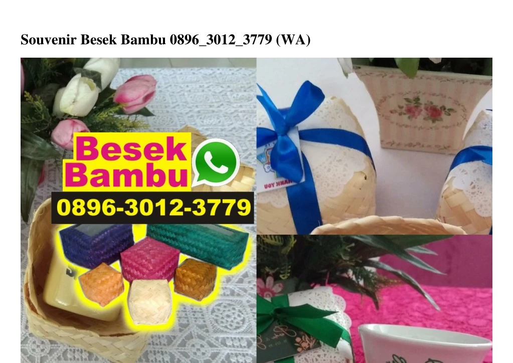 souvenir besek bambu 0896 3012 3779 wa