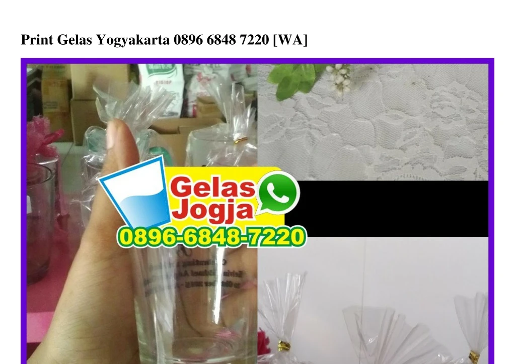 print gelas yogyakarta 0896 6848 7220 wa