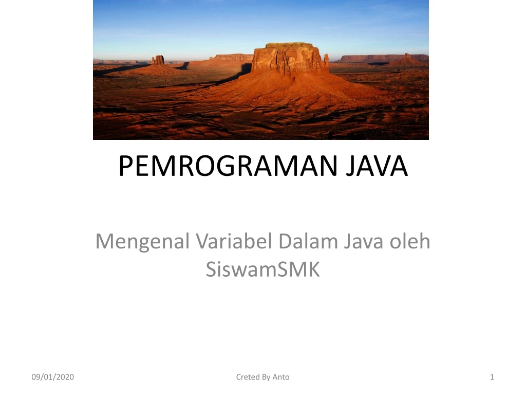 pemrograman java