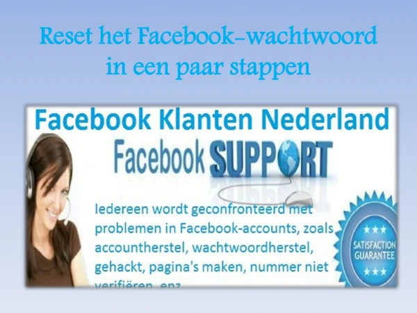 Reset het Facebook-wachtwoord in een paar stappen