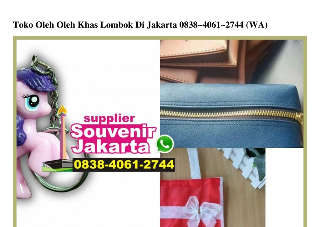 toko oleh oleh khas lombok di jakarta 0838 4061