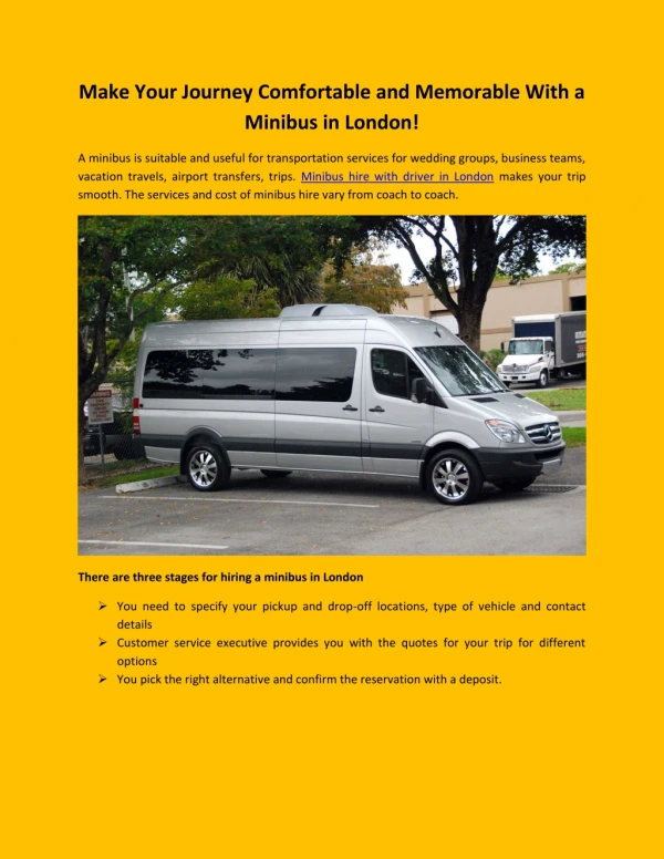 make your journey comfortable and memorable with