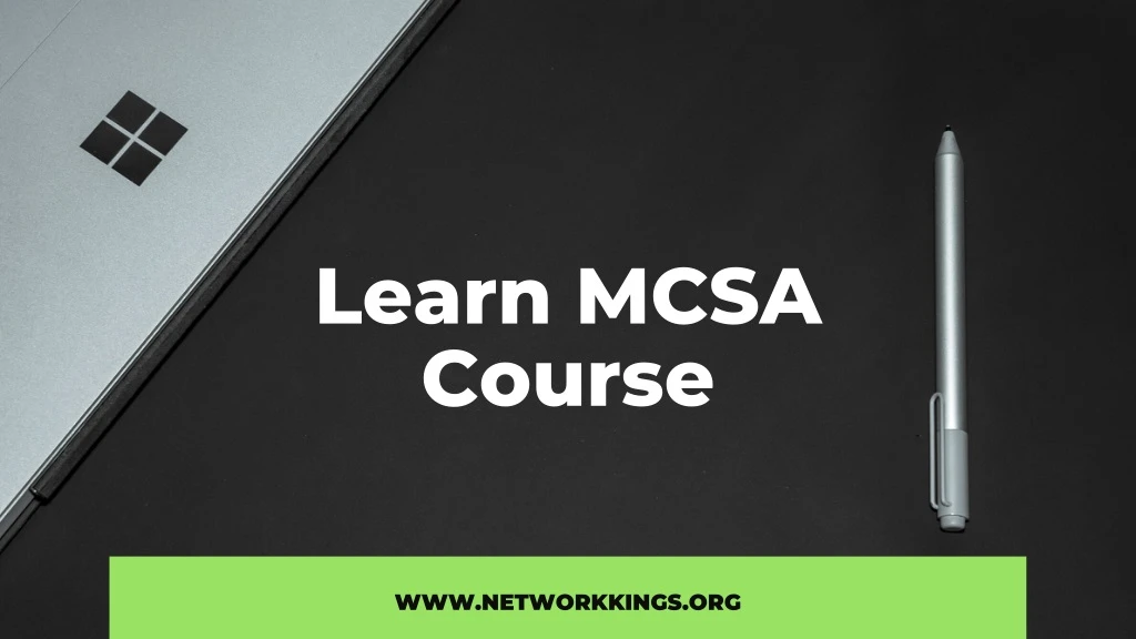 learn mcsa course