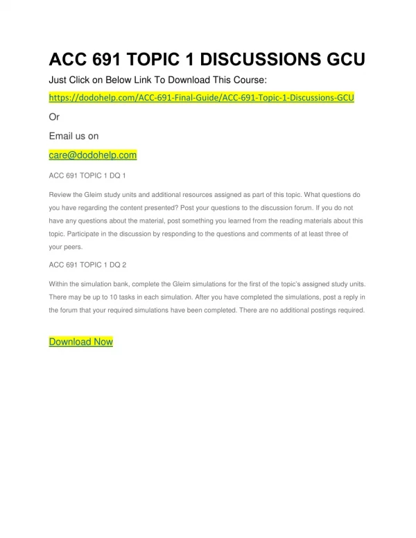 acc 691 topic 1 discussions gcu just click