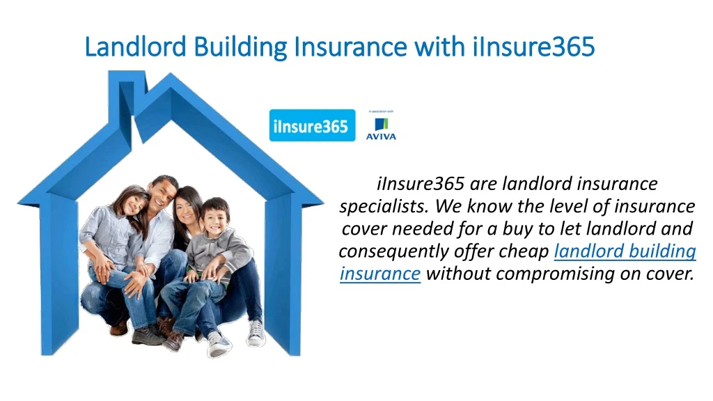 landlord building insurance with iinsure365