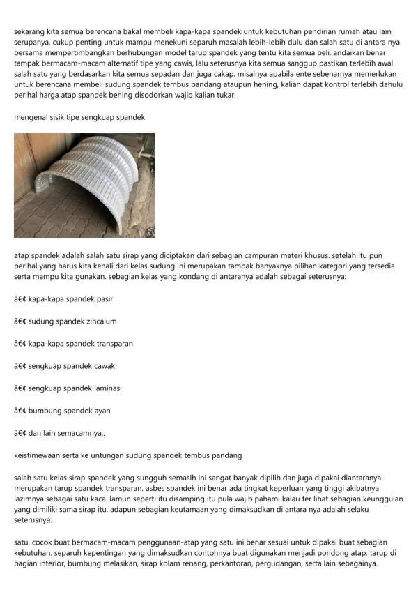 sekarang kita semua berencana bakal membeli kapa