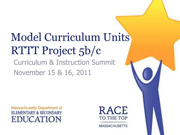 Model Curriculum Units RTTT Project 5b