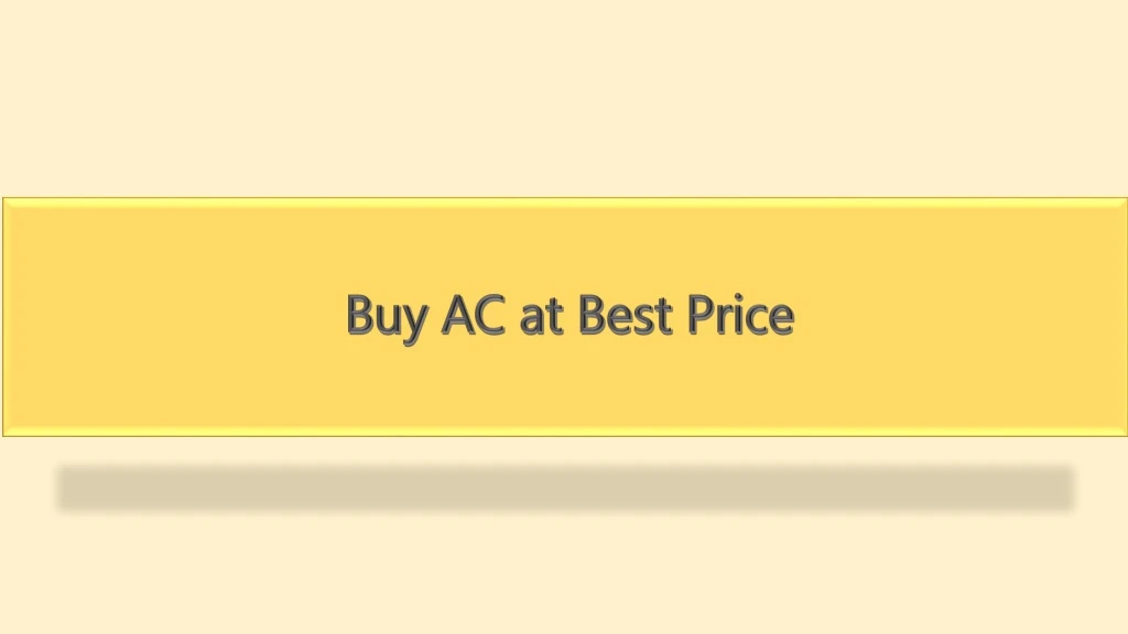 buy ac at best price