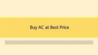 Buy AC at Best Price