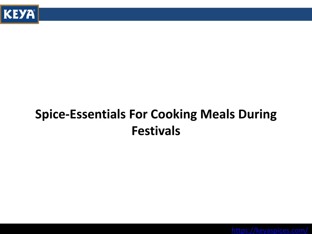 spice essentials for cooking meals during