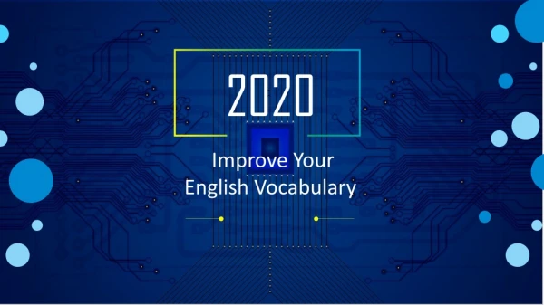 Improve Your English Vocabulary
