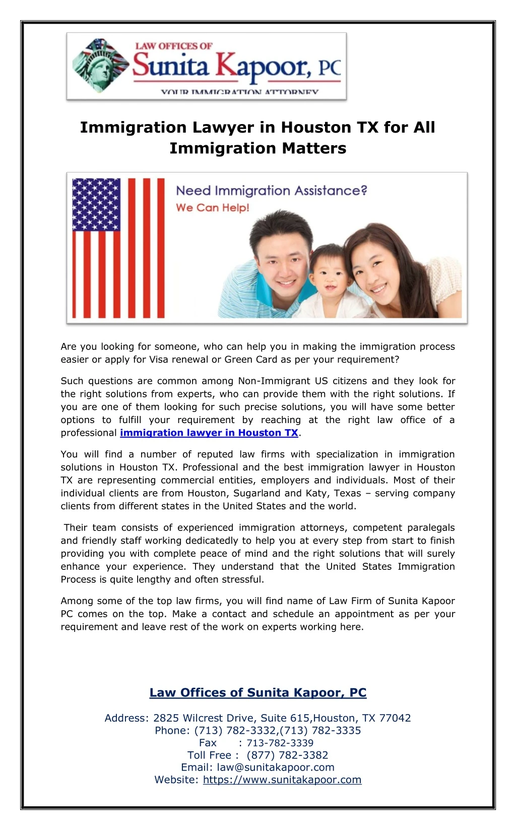 immigration lawyer in houston