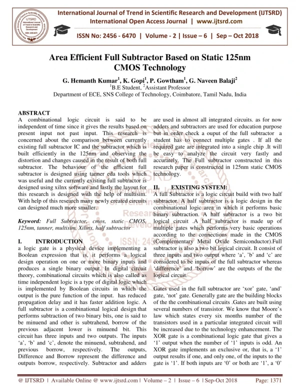 international journal of trend in international